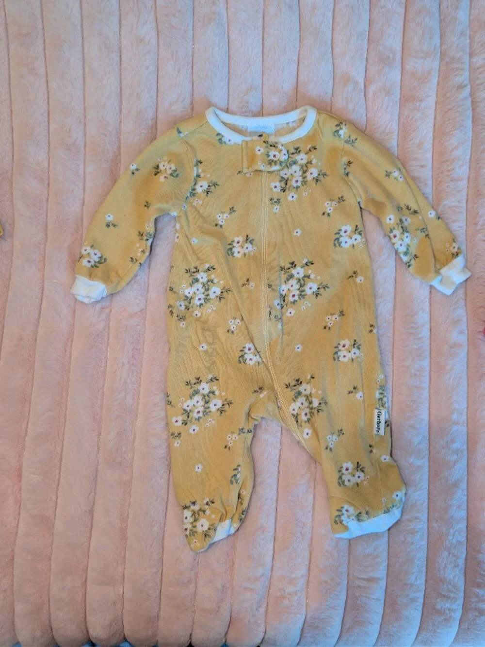 Newborn Baby Girl Onesie Bundle Gerber Carter's 5 Piece